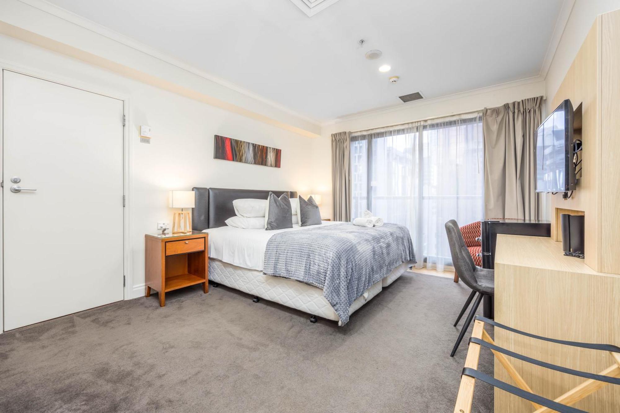 Highrise Studio Apartment W/ Ac, Pool & Gym In Auckland Cbd Экстерьер фото